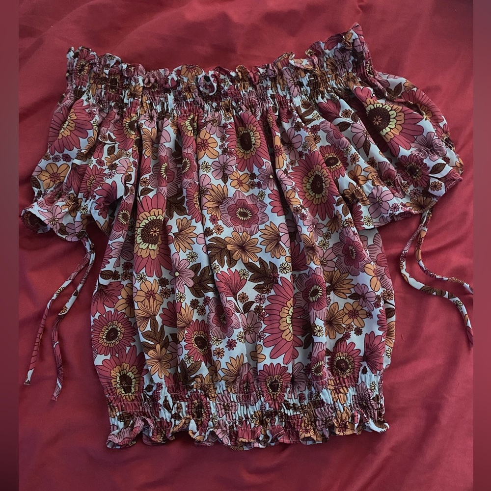 Flowered blouse